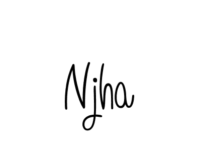 Make a beautiful signature design for name Njha. Use this online signature maker to create a handwritten signature for free. Njha signature style 5 images and pictures png