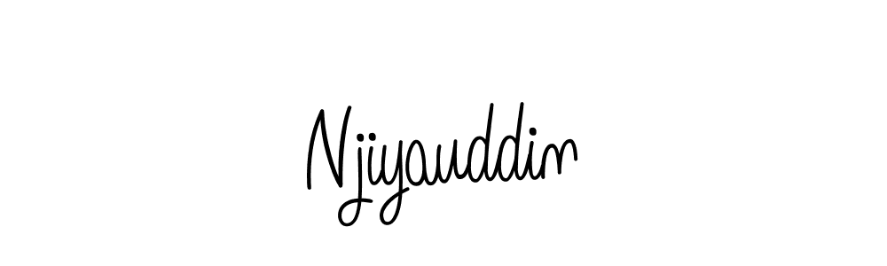 How to Draw Njiyauddin signature style? Angelique-Rose-font-FFP is a latest design signature styles for name Njiyauddin. Njiyauddin signature style 5 images and pictures png