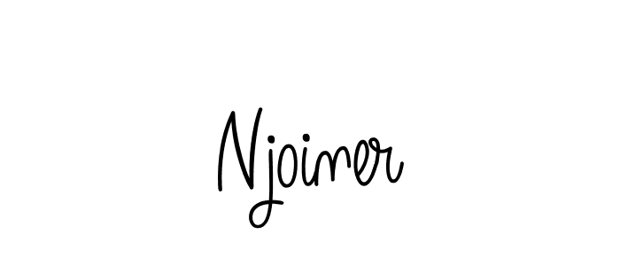 The best way (Angelique-Rose-font-FFP) to make a short signature is to pick only two or three words in your name. The name Njoiner include a total of six letters. For converting this name. Njoiner signature style 5 images and pictures png