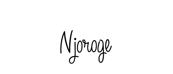 Njoroge stylish signature style. Best Handwritten Sign (Angelique-Rose-font-FFP) for my name. Handwritten Signature Collection Ideas for my name Njoroge. Njoroge signature style 5 images and pictures png