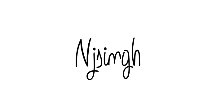 How to make Njsingh signature? Angelique-Rose-font-FFP is a professional autograph style. Create handwritten signature for Njsingh name. Njsingh signature style 5 images and pictures png