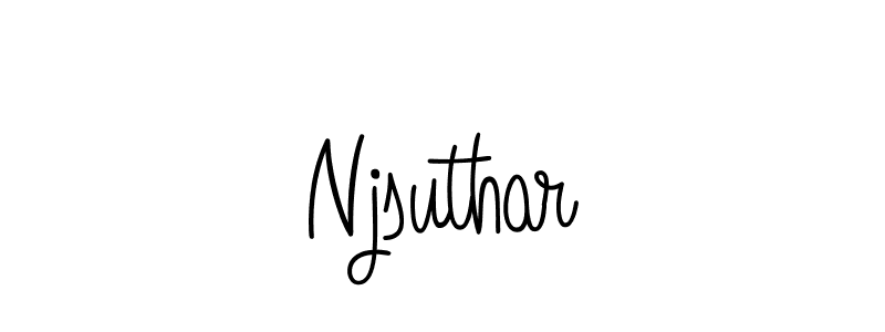 How to Draw Njsuthar signature style? Angelique-Rose-font-FFP is a latest design signature styles for name Njsuthar. Njsuthar signature style 5 images and pictures png