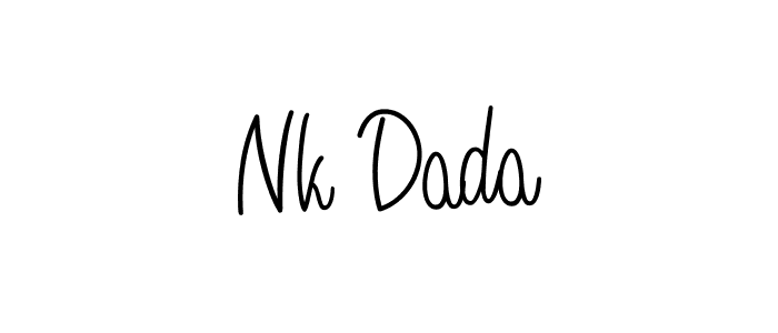 Check out images of Autograph of Nk Dada name. Actor Nk Dada Signature Style. Angelique-Rose-font-FFP is a professional sign style online. Nk Dada signature style 5 images and pictures png