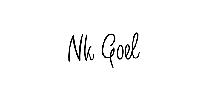 Make a beautiful signature design for name Nk Goel. Use this online signature maker to create a handwritten signature for free. Nk Goel signature style 5 images and pictures png