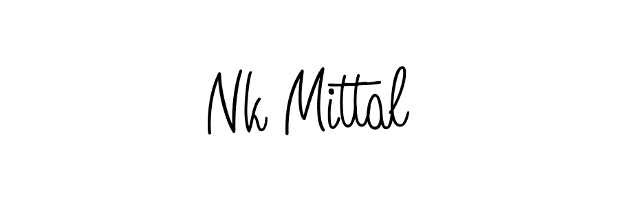 How to Draw Nk Mittal signature style? Angelique-Rose-font-FFP is a latest design signature styles for name Nk Mittal. Nk Mittal signature style 5 images and pictures png