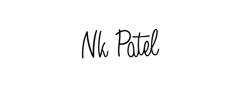 Make a beautiful signature design for name Nk Patel. Use this online signature maker to create a handwritten signature for free. Nk Patel signature style 5 images and pictures png