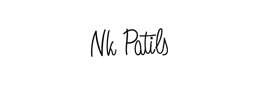 Make a short Nk Patils signature style. Manage your documents anywhere anytime using Angelique-Rose-font-FFP. Create and add eSignatures, submit forms, share and send files easily. Nk Patils signature style 5 images and pictures png