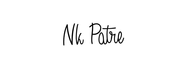 Make a beautiful signature design for name Nk Patre. Use this online signature maker to create a handwritten signature for free. Nk Patre signature style 5 images and pictures png