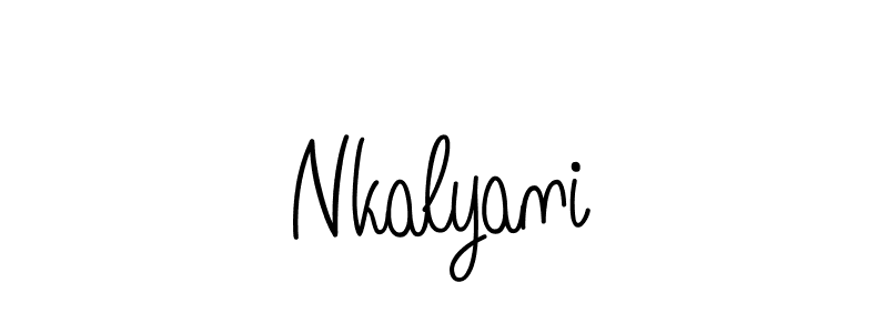 Once you've used our free online signature maker to create your best signature Angelique-Rose-font-FFP style, it's time to enjoy all of the benefits that Nkalyani name signing documents. Nkalyani signature style 5 images and pictures png