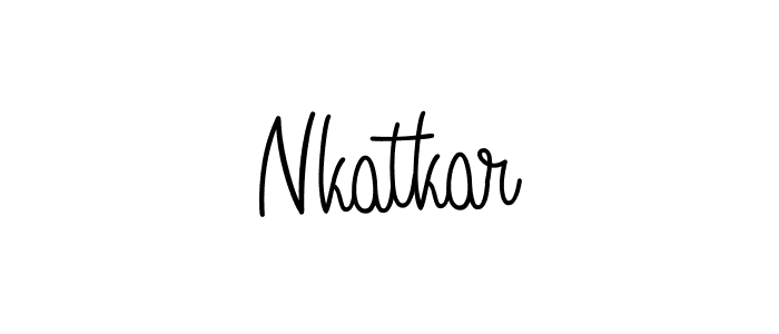 It looks lik you need a new signature style for name Nkatkar. Design unique handwritten (Angelique-Rose-font-FFP) signature with our free signature maker in just a few clicks. Nkatkar signature style 5 images and pictures png