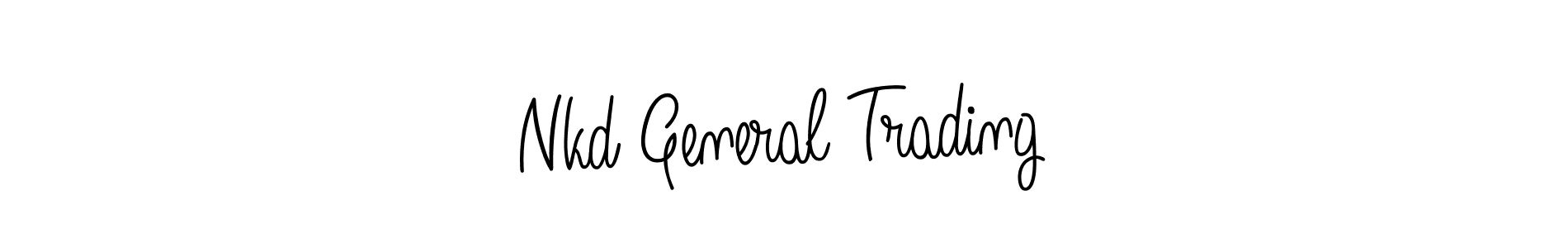 How to Draw Nkd General Trading signature style? Angelique-Rose-font-FFP is a latest design signature styles for name Nkd General Trading. Nkd General Trading signature style 5 images and pictures png