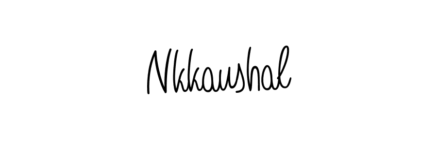 Create a beautiful signature design for name Nkkaushal. With this signature (Angelique-Rose-font-FFP) fonts, you can make a handwritten signature for free. Nkkaushal signature style 5 images and pictures png