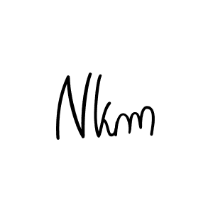 Also You can easily find your signature by using the search form. We will create Nkm name handwritten signature images for you free of cost using Angelique-Rose-font-FFP sign style. Nkm signature style 5 images and pictures png