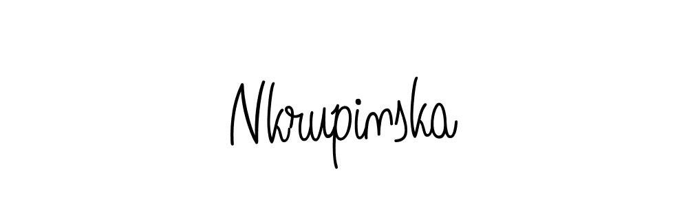 Similarly Angelique-Rose-font-FFP is the best handwritten signature design. Signature creator online .You can use it as an online autograph creator for name Nkrupinska. Nkrupinska signature style 5 images and pictures png