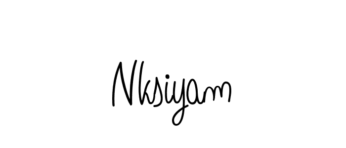 Here are the top 10 professional signature styles for the name Nksiyam. These are the best autograph styles you can use for your name. Nksiyam signature style 5 images and pictures png