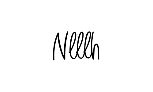 The best way (Angelique-Rose-font-FFP) to make a short signature is to pick only two or three words in your name. The name Nlllh include a total of six letters. For converting this name. Nlllh signature style 5 images and pictures png
