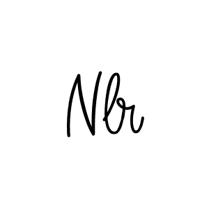 Design your own signature with our free online signature maker. With this signature software, you can create a handwritten (Angelique-Rose-font-FFP) signature for name Nlr. Nlr signature style 5 images and pictures png