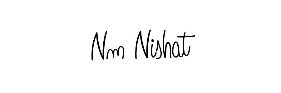 Once you've used our free online signature maker to create your best signature Angelique-Rose-font-FFP style, it's time to enjoy all of the benefits that Nm Nishat name signing documents. Nm Nishat signature style 5 images and pictures png