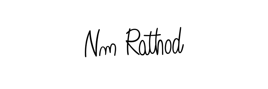 Also You can easily find your signature by using the search form. We will create Nm Rathod name handwritten signature images for you free of cost using Angelique-Rose-font-FFP sign style. Nm Rathod signature style 5 images and pictures png