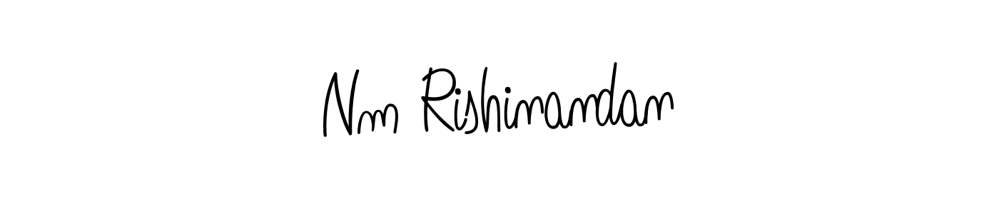 Here are the top 10 professional signature styles for the name Nm Rishinandan. These are the best autograph styles you can use for your name. Nm Rishinandan signature style 5 images and pictures png