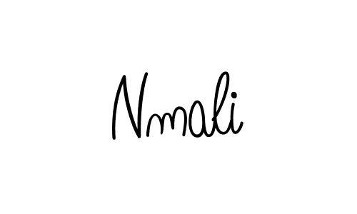 How to make Nmali name signature. Use Angelique-Rose-font-FFP style for creating short signs online. This is the latest handwritten sign. Nmali signature style 5 images and pictures png