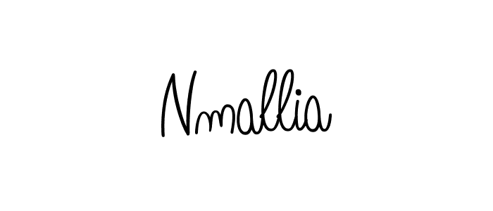 Best and Professional Signature Style for Nmallia. Angelique-Rose-font-FFP Best Signature Style Collection. Nmallia signature style 5 images and pictures png