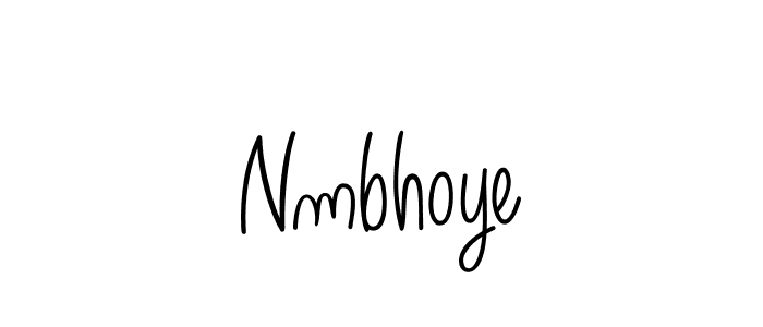 How to make Nmbhoye signature? Angelique-Rose-font-FFP is a professional autograph style. Create handwritten signature for Nmbhoye name. Nmbhoye signature style 5 images and pictures png