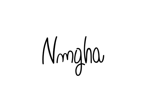 Design your own signature with our free online signature maker. With this signature software, you can create a handwritten (Angelique-Rose-font-FFP) signature for name Nmgha. Nmgha signature style 5 images and pictures png