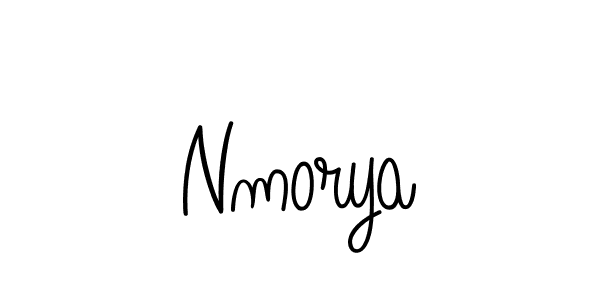 The best way (Angelique-Rose-font-FFP) to make a short signature is to pick only two or three words in your name. The name Nmorya include a total of six letters. For converting this name. Nmorya signature style 5 images and pictures png