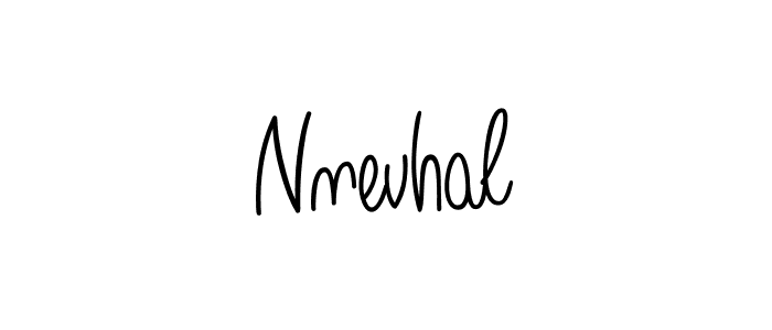 Best and Professional Signature Style for Nnevhal. Angelique-Rose-font-FFP Best Signature Style Collection. Nnevhal signature style 5 images and pictures png