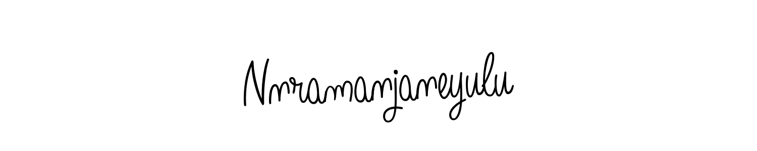 How to make Nnramanjaneyulu signature? Angelique-Rose-font-FFP is a professional autograph style. Create handwritten signature for Nnramanjaneyulu name. Nnramanjaneyulu signature style 5 images and pictures png