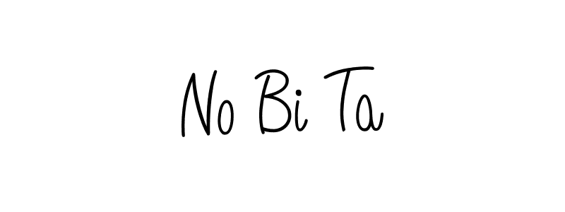How to Draw No Bi Ta signature style? Angelique-Rose-font-FFP is a latest design signature styles for name No Bi Ta. No Bi Ta signature style 5 images and pictures png