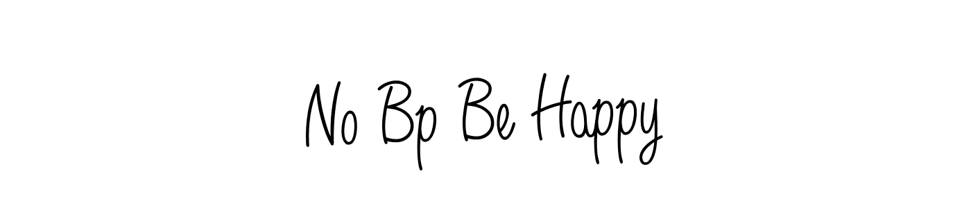 Use a signature maker to create a handwritten signature online. With this signature software, you can design (Angelique-Rose-font-FFP) your own signature for name No Bp Be Happy. No Bp Be Happy signature style 5 images and pictures png