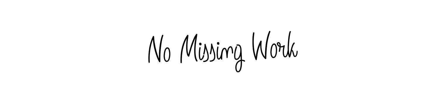 Once you've used our free online signature maker to create your best signature Angelique-Rose-font-FFP style, it's time to enjoy all of the benefits that No Missing Work name signing documents. No Missing Work signature style 5 images and pictures png