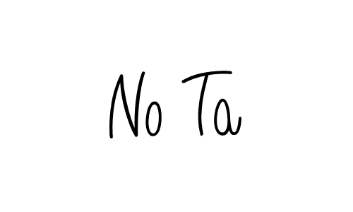 This is the best signature style for the No Ta name. Also you like these signature font (Angelique-Rose-font-FFP). Mix name signature. No Ta signature style 5 images and pictures png