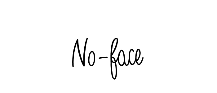 How to make No-face signature? Angelique-Rose-font-FFP is a professional autograph style. Create handwritten signature for No-face name. No-face signature style 5 images and pictures png