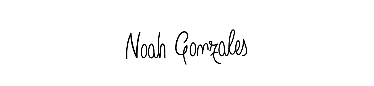 Noah Gonzales stylish signature style. Best Handwritten Sign (Angelique-Rose-font-FFP) for my name. Handwritten Signature Collection Ideas for my name Noah Gonzales. Noah Gonzales signature style 5 images and pictures png