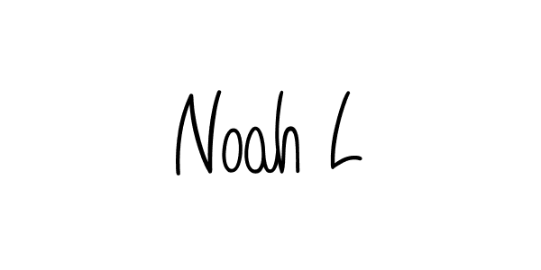 if you are searching for the best signature style for your name Noah L. so please give up your signature search. here we have designed multiple signature styles  using Angelique-Rose-font-FFP. Noah L signature style 5 images and pictures png