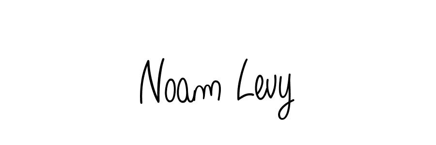 Use a signature maker to create a handwritten signature online. With this signature software, you can design (Angelique-Rose-font-FFP) your own signature for name Noam Levy. Noam Levy signature style 5 images and pictures png