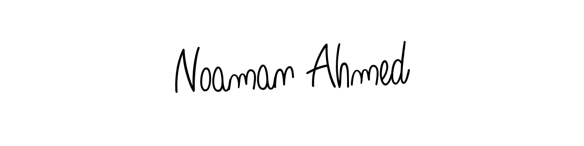 Create a beautiful signature design for name Noaman Ahmed. With this signature (Angelique-Rose-font-FFP) fonts, you can make a handwritten signature for free. Noaman Ahmed signature style 5 images and pictures png
