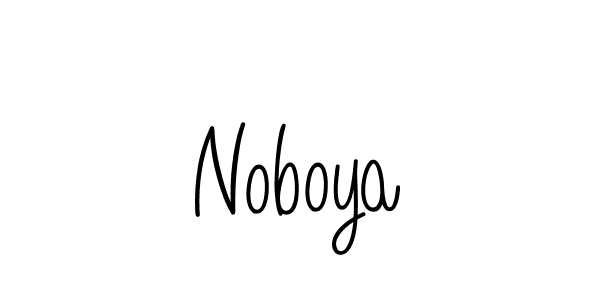 How to Draw Noboya signature style? Angelique-Rose-font-FFP is a latest design signature styles for name Noboya. Noboya signature style 5 images and pictures png