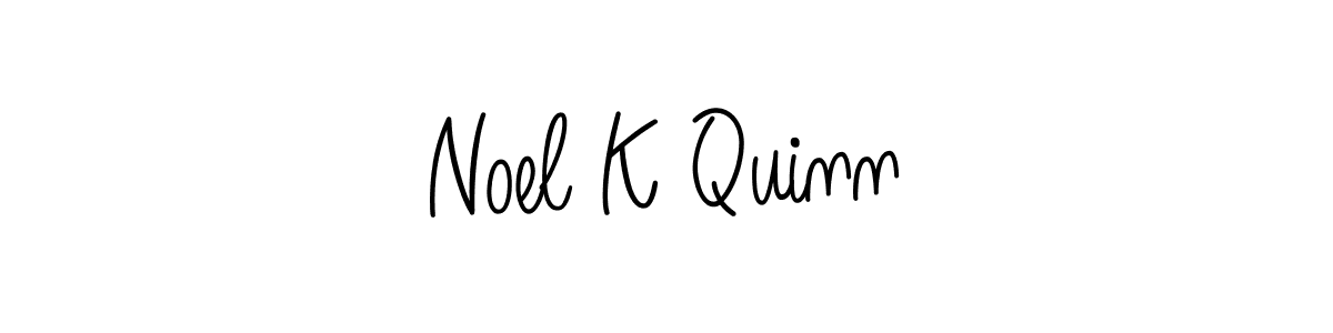 Noel K Quinn stylish signature style. Best Handwritten Sign (Angelique-Rose-font-FFP) for my name. Handwritten Signature Collection Ideas for my name Noel K Quinn. Noel K Quinn signature style 5 images and pictures png