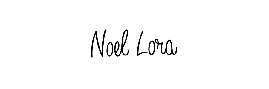 How to make Noel Lora signature? Angelique-Rose-font-FFP is a professional autograph style. Create handwritten signature for Noel Lora name. Noel Lora signature style 5 images and pictures png