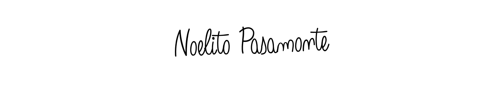 Also we have Noelito Pasamonte name is the best signature style. Create professional handwritten signature collection using Angelique-Rose-font-FFP autograph style. Noelito Pasamonte signature style 5 images and pictures png