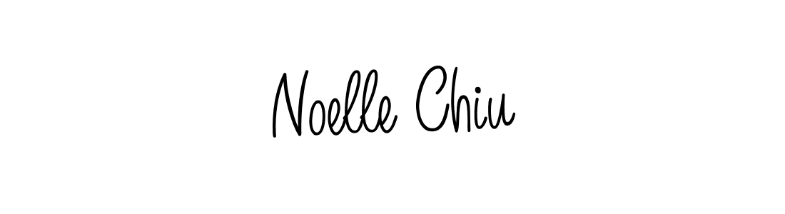 Make a beautiful signature design for name Noelle Chiu. With this signature (Angelique-Rose-font-FFP) style, you can create a handwritten signature for free. Noelle Chiu signature style 5 images and pictures png