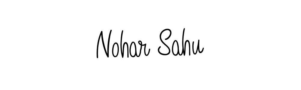 Make a beautiful signature design for name Nohar Sahu. Use this online signature maker to create a handwritten signature for free. Nohar Sahu signature style 5 images and pictures png