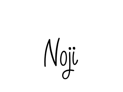 You should practise on your own different ways (Angelique-Rose-font-FFP) to write your name (Noji) in signature. don't let someone else do it for you. Noji signature style 5 images and pictures png