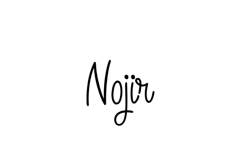 You should practise on your own different ways (Angelique-Rose-font-FFP) to write your name (Nojir) in signature. don't let someone else do it for you. Nojir signature style 5 images and pictures png