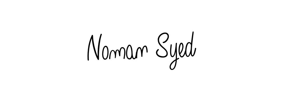 How to make Noman Syed name signature. Use Angelique-Rose-font-FFP style for creating short signs online. This is the latest handwritten sign. Noman Syed signature style 5 images and pictures png
