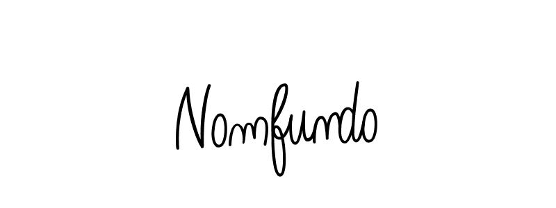 Also we have Nomfundo name is the best signature style. Create professional handwritten signature collection using Angelique-Rose-font-FFP autograph style. Nomfundo signature style 5 images and pictures png